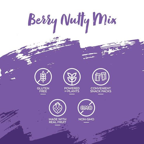 18 (1.2 15 count) Natures Garden Berry Nutty Mix, Single Serve Bags - Ounce Ounce x