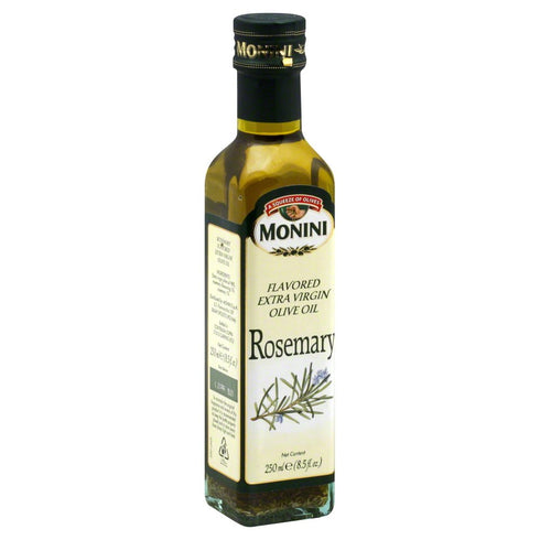 MONINI Rosemary Extra Virgin Olive Oil, 8.5 Ounce Bottle