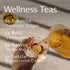 Grace Farms Wellness Organic Tea Blend Variety Box, 12 Sachets | BREATHE, REST, REVIVE, SETTLE with Adaptogens