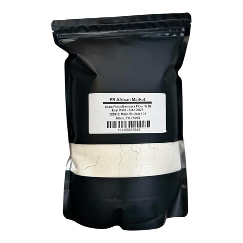 Generic 3LB 100% Okpa Flour (Bambara Flour) Traditional Nigerian Okpa Flour Ground Bambara Beans