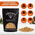 Packed 1 lb. (16 oz.) Chickpeas, Yellow double roasted, No Salt, Tasty Snack, Plant-Based Protein, Versatile, Energy