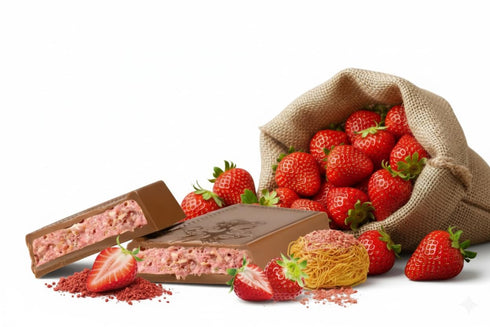 3 30g 90g Dubai Chocolate Bar Variety Hazelnut, Pistachio & Strawberry Bars, Each / Total Crunchy Loaded Viral Knafeh