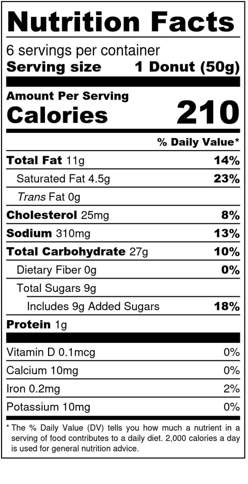 (6 Packs, 10.5 Katz Gluten Free Plain Donuts | Dairy, Nut, Soy and Gluten Free | Kosher Ounce Each)