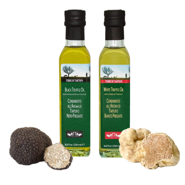 White and Black Truffle Olive Oil Combo | Terre di Tartufo |