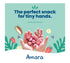 20 6g Amara Organic Smoothie Melts, Mixed Berry Flavor, Dairy Free Toddler Snacks, No Added Sugar, Single Serve