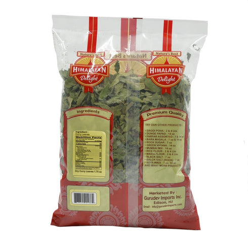 Himalayan Dry Curry Leaves, 50 Grams
