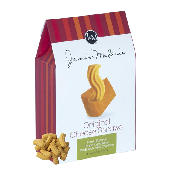 J&M Foods Original Cheese Straws, Family Favorite Snacks, Made with Aged Cheddar,