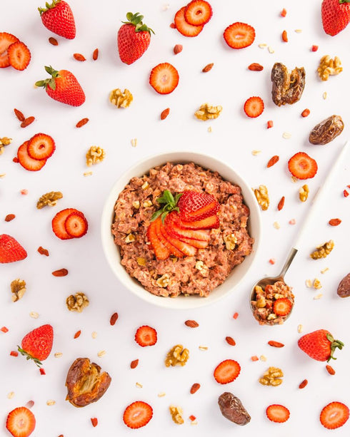 Doc's Daughters (6 Pack) Superfood Overnight Oats - Strawberry Shortcake