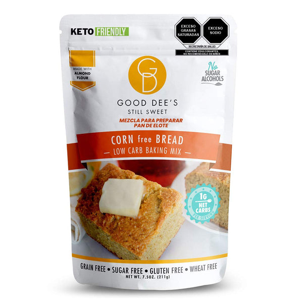 Good Dee’s Corn Bread Baking Mix - Grain Free, Sugar Free, Gluten Free, 7.5 Oz