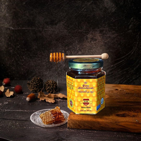 8 oz/ Roni Almadinah Extra Natural Honey Blend Flavor