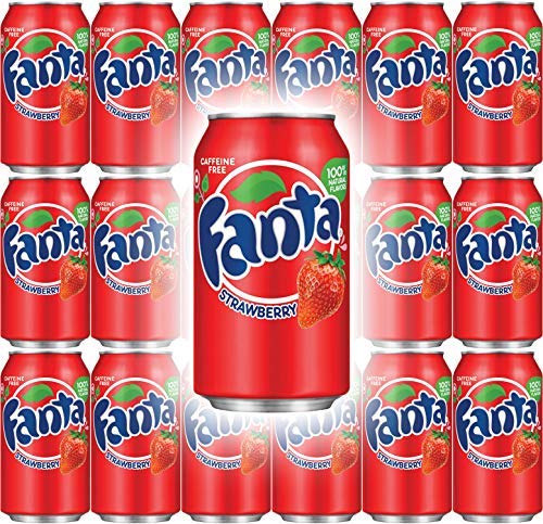WESTERNMBY Fanta Strawberry Soda, 12 Fl Oz Cans (Pack of 18, Total of