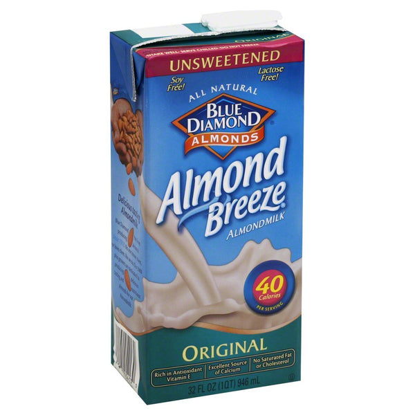 Blue Diamond Breeze Unsweetened Original 32.0 FO (Pack of 2)