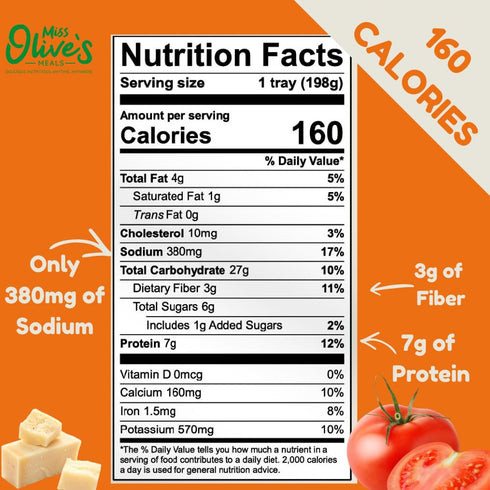 7 (Pack 3) MISS OLIVE'S Cheese Ravioli, Shelf Stable Microwavable, Lower Sodium Ready Meal Great for Portion Control