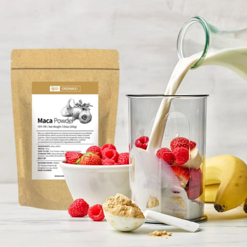 ONDAMGO 7.05 Maca Root Powder Ounces Fresh Harvest from Peru for Salad Smoothies, Baking, Energy, Breakfast, Tea (Maca