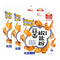 3 Pcs Garlic Salt and Pepper Seasoning Combo Pack - Garlic Pepper