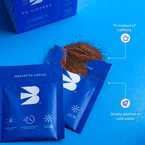 100% 12 Rarebird Instant Px Coffee Premium Specialty Coffee with Paraxanthine | Clean Energy, Sleep-Friendly
