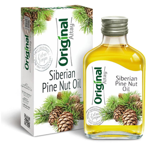 Extra Virgin Siberian Pine Nut Oil 100ml Organic Cold Pressed Unrefined Raw