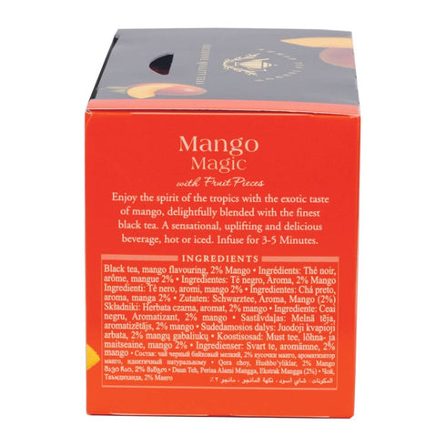20-Count (Pack 6) Ahmad Tea Mango Magic Black Tea, Boxes