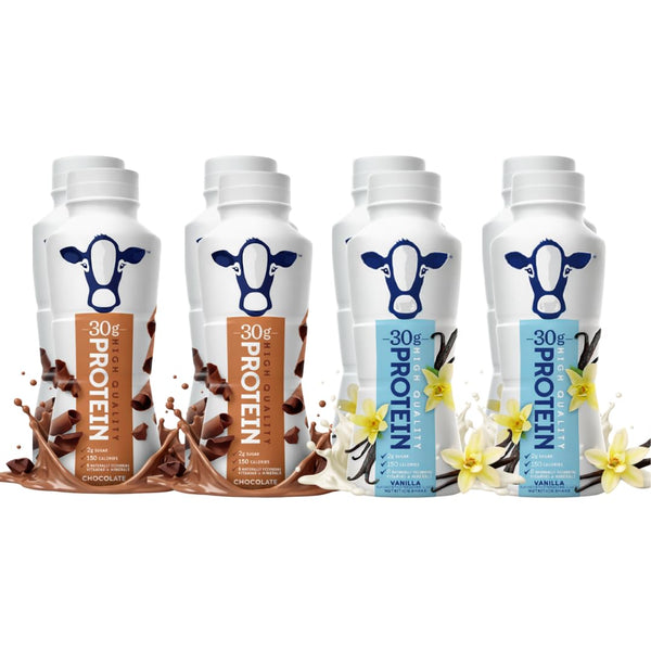 Generic High Protein Nutrition Shake Variety Pack 30g Protein per Bottle | Vanilla