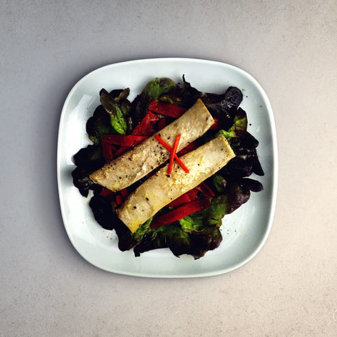 110g (3.88oz) La Narval. Light Tuna Belly Ventresca Fillets in Olive Oil.