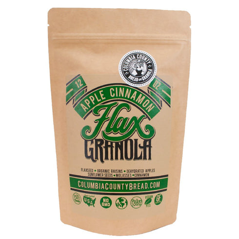 Columbia County Bread & Granola Flax Granola - Apple Cinnamon - The Plan Friendly, Gluten Free -