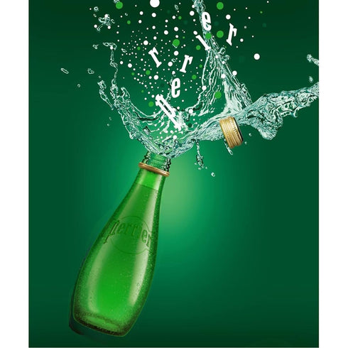 11 Oz (Pack 12) 132 Oz) Perrier Sparkling Natural Mineral Water, Glass Bottles - of - (Total of Fl