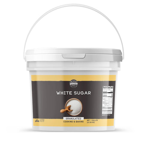 Birch & Meadow Granulated White Sugar, 1-Gallon Bucket Bulk Size, Cooking &