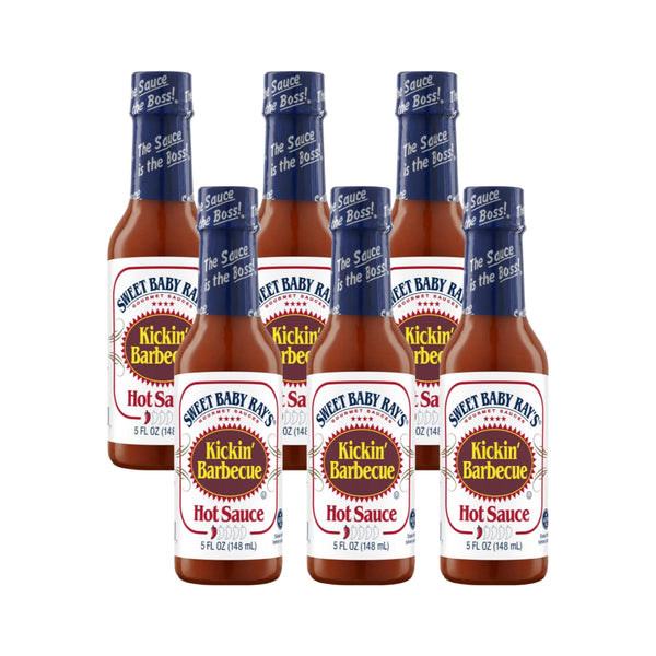 Sweet Baby Rays Kickin' Barbecue Hot Sauce 5 Fl Oz (Pack of