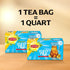 48 Lipton Unsweetened Iced Tea Bags, Family Size Zero Calories, Tea Bags