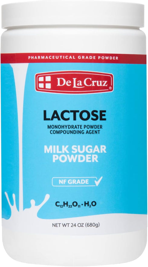 De La Cruz Lactose Powder - Pure Lactose Monohydrate Milk Sugar NF