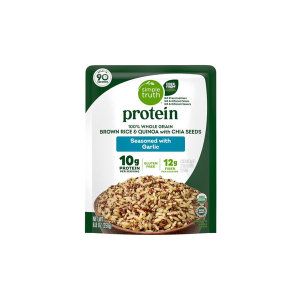 Generic ST Protein Garlic Brown Rice and Quinoa with Chia Seeds 8.8 oz