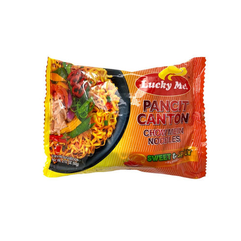 Lucky Me! 30 Pack) Instant Noodle Soup (Sweet & Spicy