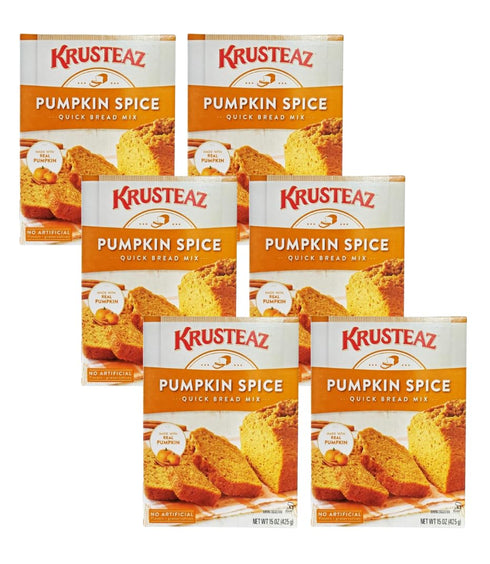 Krusteaz Baking Mix, Pumpkin Spice Quick Bread Mix, Made with Real Pumpkin