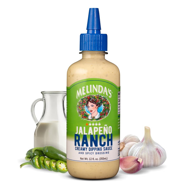 Melindas Jalapeo Ranch - 12 oz, 1 Pack - Spicy Ranch Sauce,
