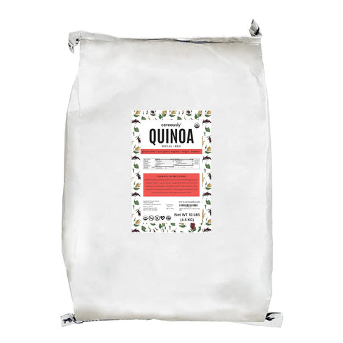 Cereausly Organic Red Quinoa Premium Royal Quinoa from Bolivia Kosher and Non-GMO Quinoa