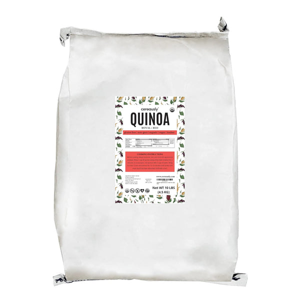 Cereausly Organic Red Quinoa Premium Royal Quinoa from Bolivia Kosher and Non-GMO Quinoa