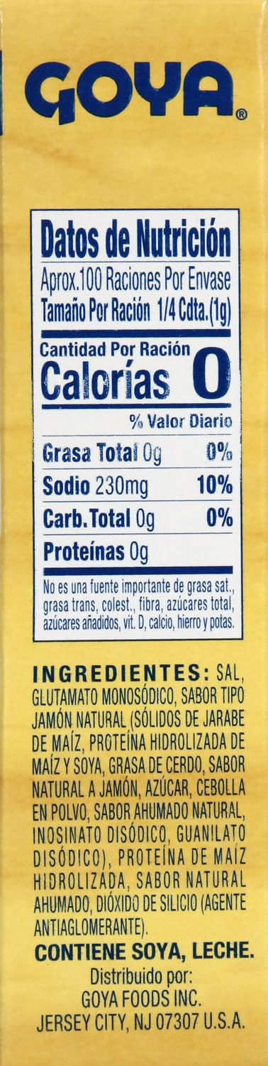 3.52 (Pack 18) Goya Foods Ham Flavored Concentrate, Ounce