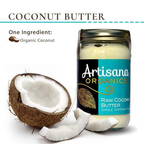 (10.6 (Pack 1)) Artisana Organics Raw Coconut Butter Ounce of USDA Organic, Non-GMO, Gluten-Free & Keto, No Sugar