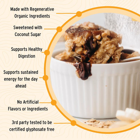 9 Wildway, Oats Banana Nut Organic, Ounce