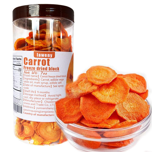 laweny 7.05oz, vegetables200g Carrot slices vegetable dried instant carrot slices dried