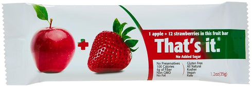 That's It 1.2 oz 12 Fruit Bars - Apple & Strawberry - - ct