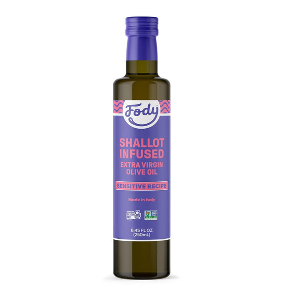 Fody Foods Shallot Infused Extra Virgin Olive Oil, 8.45 Oz, Low FODMAP
