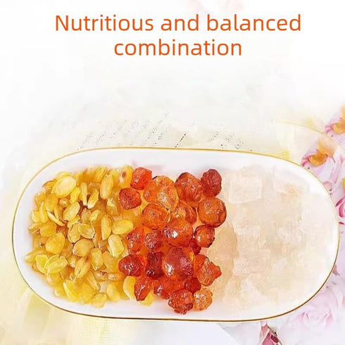 15g*30 Packets, Peach Gum Snow Swallow Saponin Rice Combination, Individual Small Scientific Ratio, Natural Plant Raw