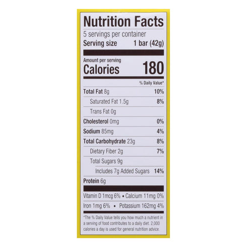 5pk 5 (Pack 1) Bob's Red Mill PB Banana & Oats Bar, bars of - Non GMO, Gluten Free, Kosher