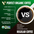 11 VitaCup Perfect Low Acid Coffee Ground, USDA Organic & Fair Trade, Mycotoxin Free, Dark Roast Guatemala Single
