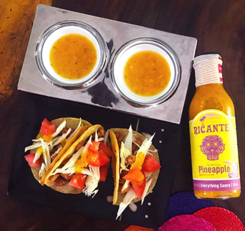 Ricante Tropical Pineapple Habanero Infused Everything Sauce, Keto and Gluten Friendly, 12-Ounce Bottle