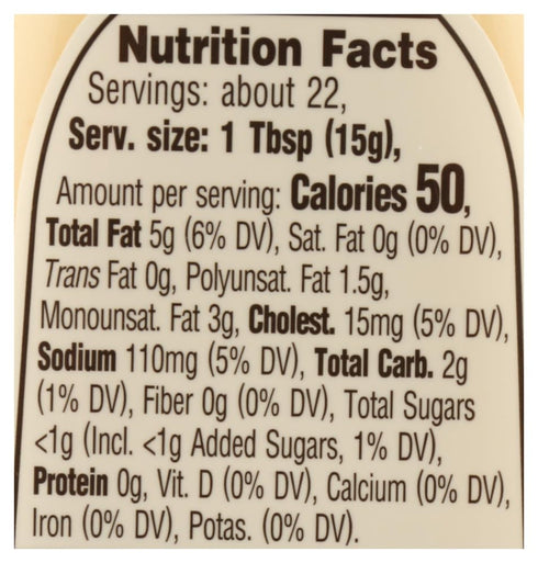 365 11.2 oz by Whole Foods Market, Organic Light Mayo (Squeezable Bottle)