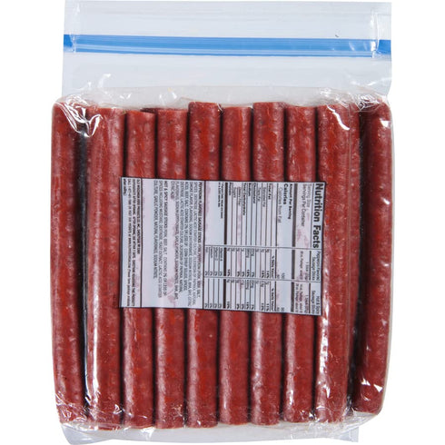 28 Package Old Wisconsin Hot & Spicy Sausage Snack Sticks, Naturally Smoked, Ready to Eat, High Protein, Low Carb