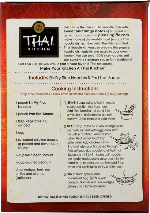 Authentic Pad Thai Noodle Cooking Kit