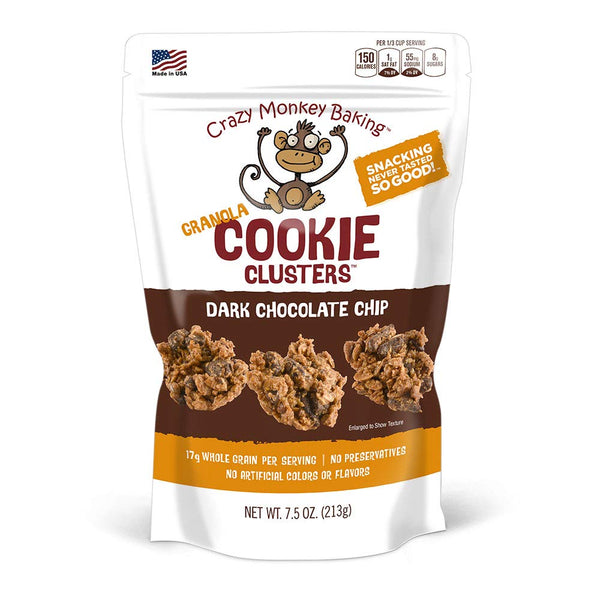 Crazy Monkey Baking | Granola Cookie Clusters | 18 Grams Whole Grain